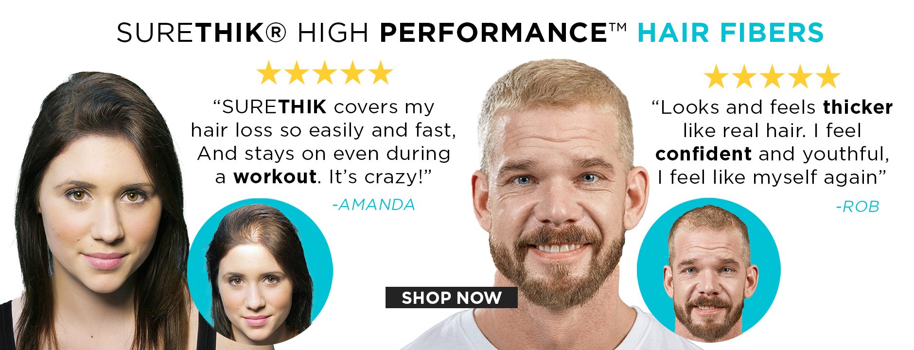 SureThik Hair Fibers India | Nutra Skyn Care