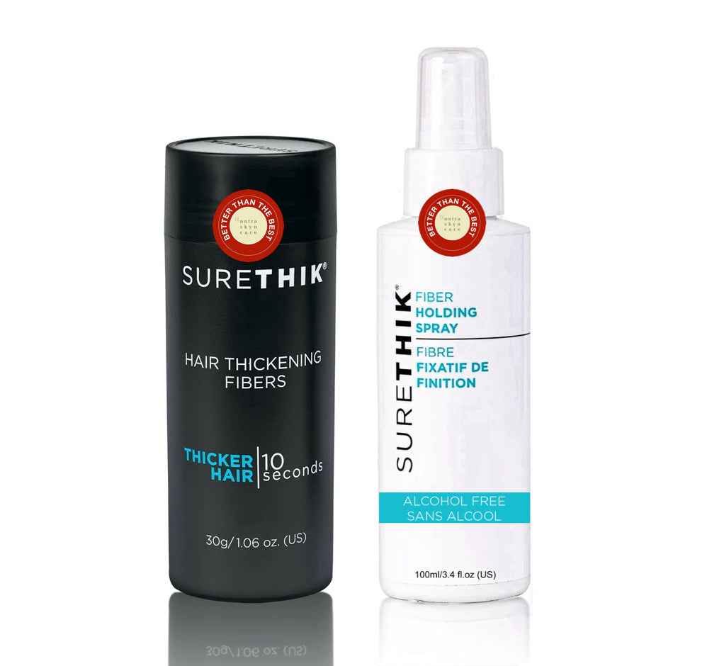 SureThik Hair Fibers 30g with Holding Spray