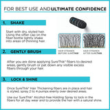 SureThik Hair Thickening Fibers 30g - Pack of 4